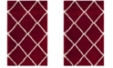 Safavieh Hudson Red and Ivory 3' x 5' Area Rug